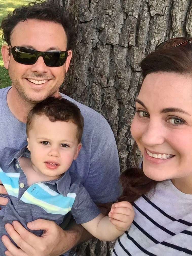 Amanda McDevitt 4 A mother and father with their son with microtia and atresia