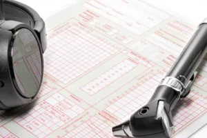 Image of audiology test