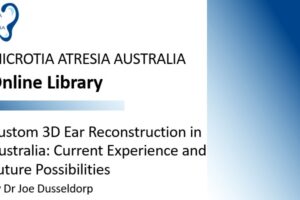 Graphic Custom 3D ear reconstruction in Australia