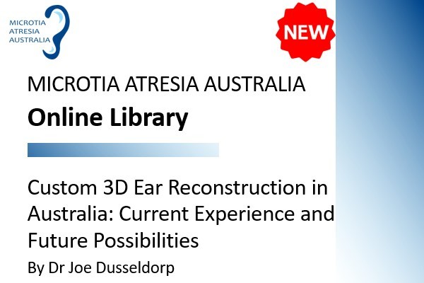 Graphic Custom 3D Ear Reconstruction in Australia