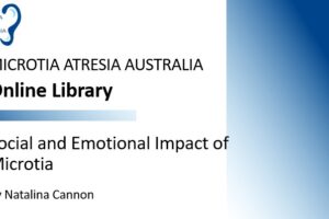 Graphic Social and emotional impact of microtia and atresia